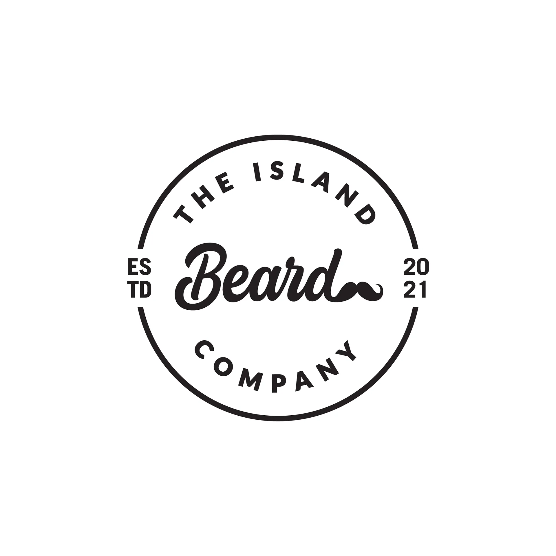 The Island Beard Company circular badge logo